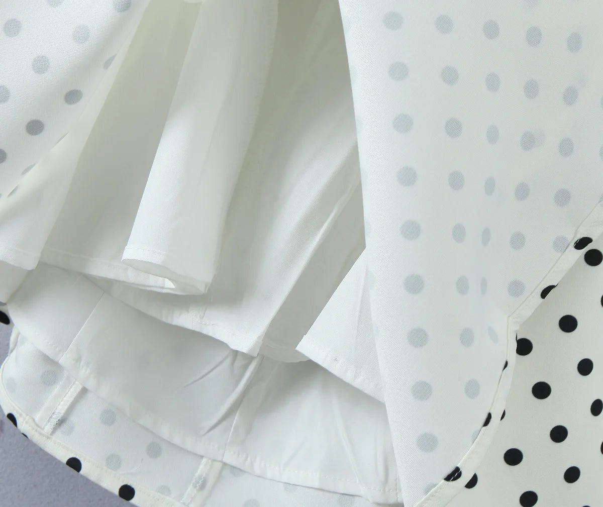 Polka Dot Halter Dress Backless A-Line Mini