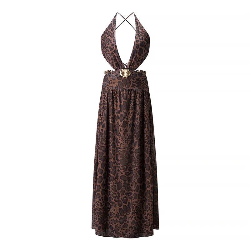 Robe Fendue Dos Nu