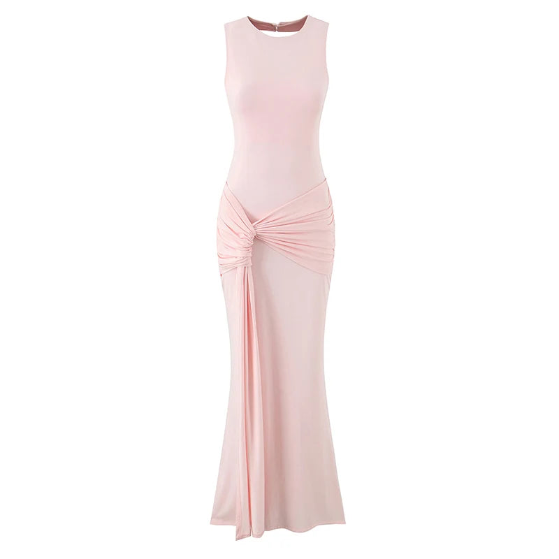 Robe Drapée Dos Nu