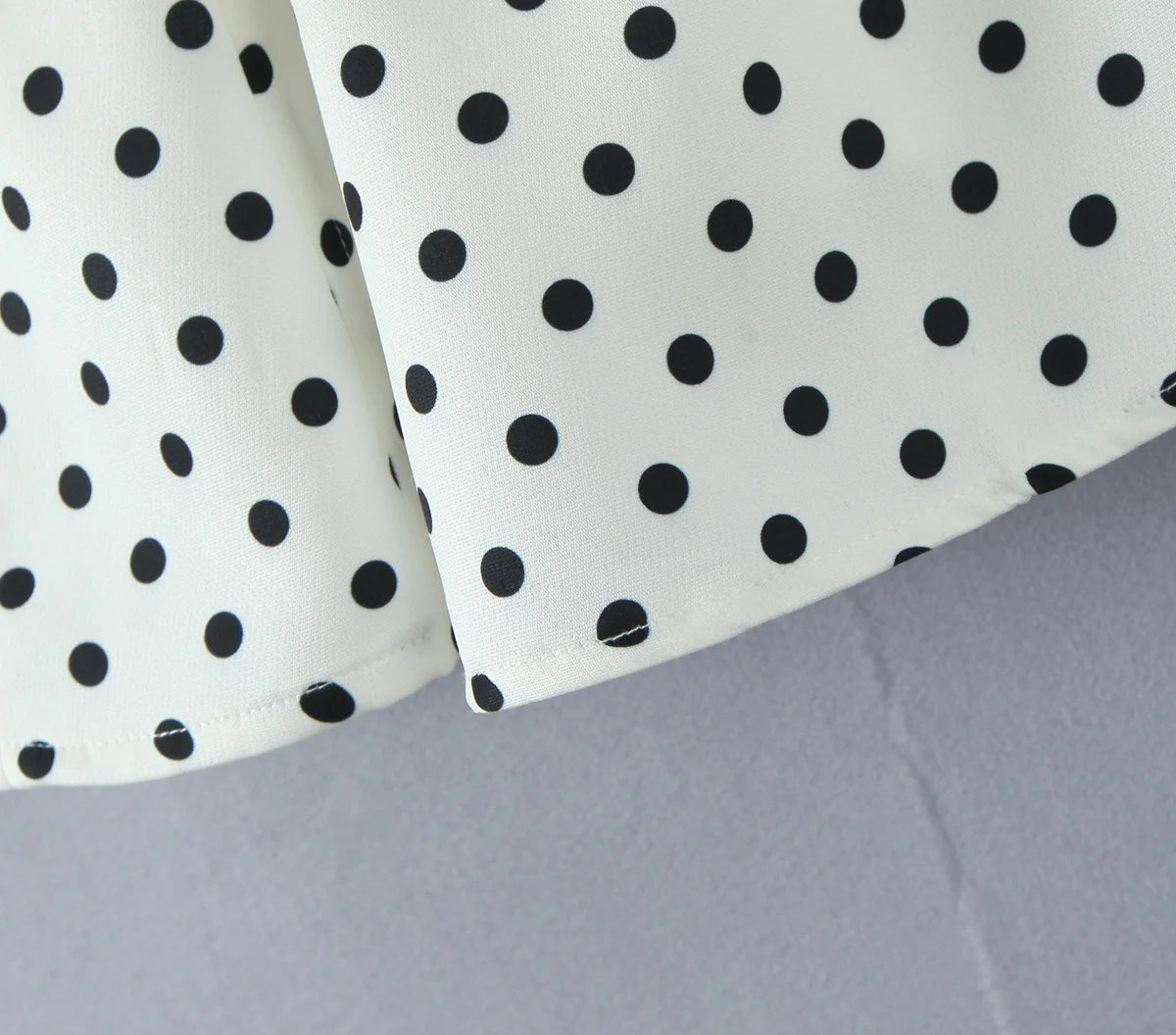 Polka Dot Halter Dress Backless A-Line Mini
