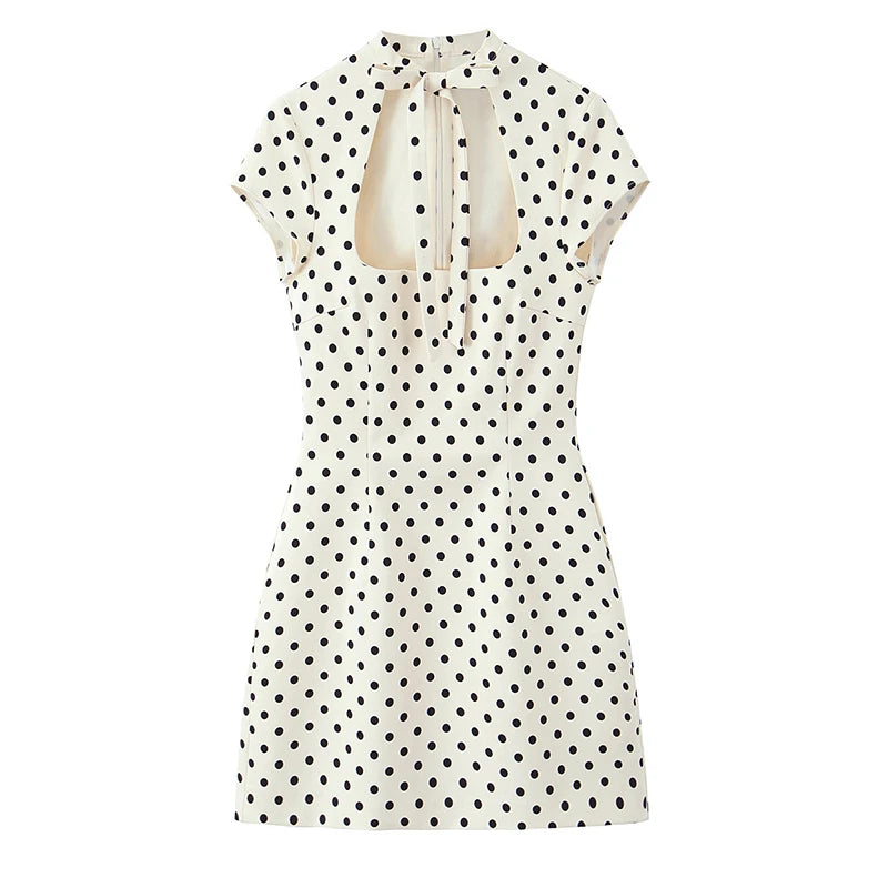 Robe Pois Nœud Chic