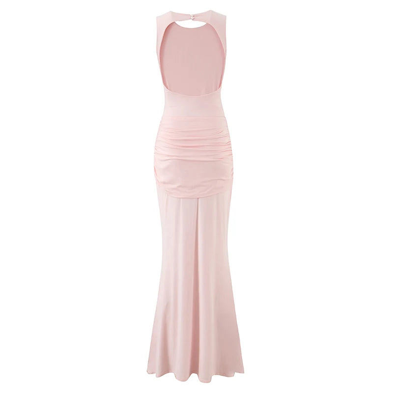 Robe Drapée Dos Nu