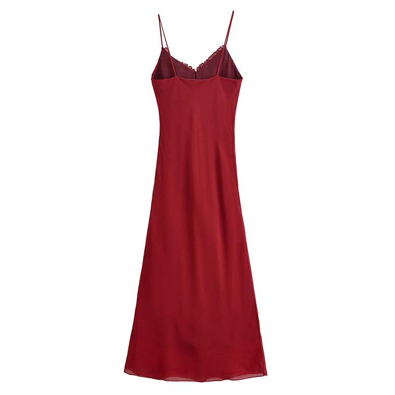 Robe Longue Volantée Chic