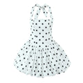 Robe Bustier Pois Blanche