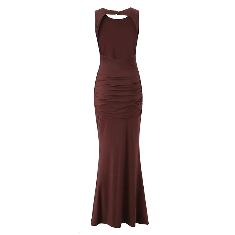 Robe Drapée Dos Nu