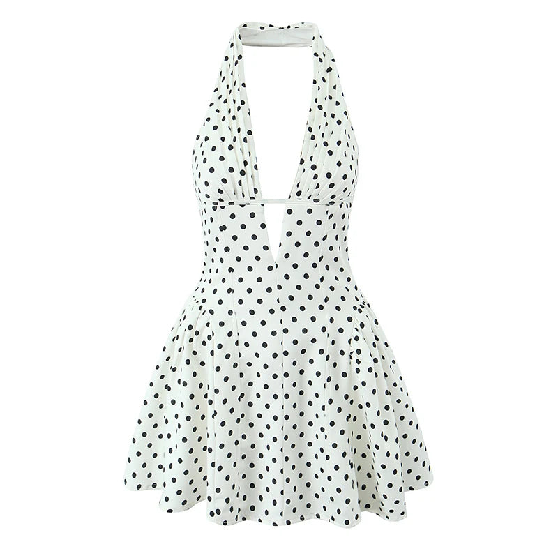 Robe Halter Pois Chic
