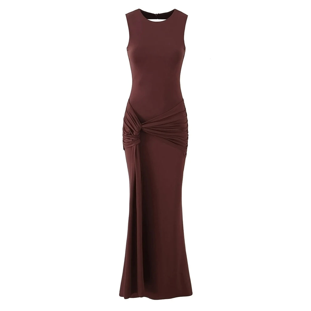 Robe Drapée Dos Nu