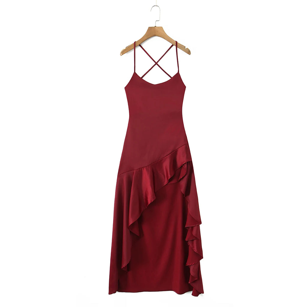 Robe Longue Fendue Chic