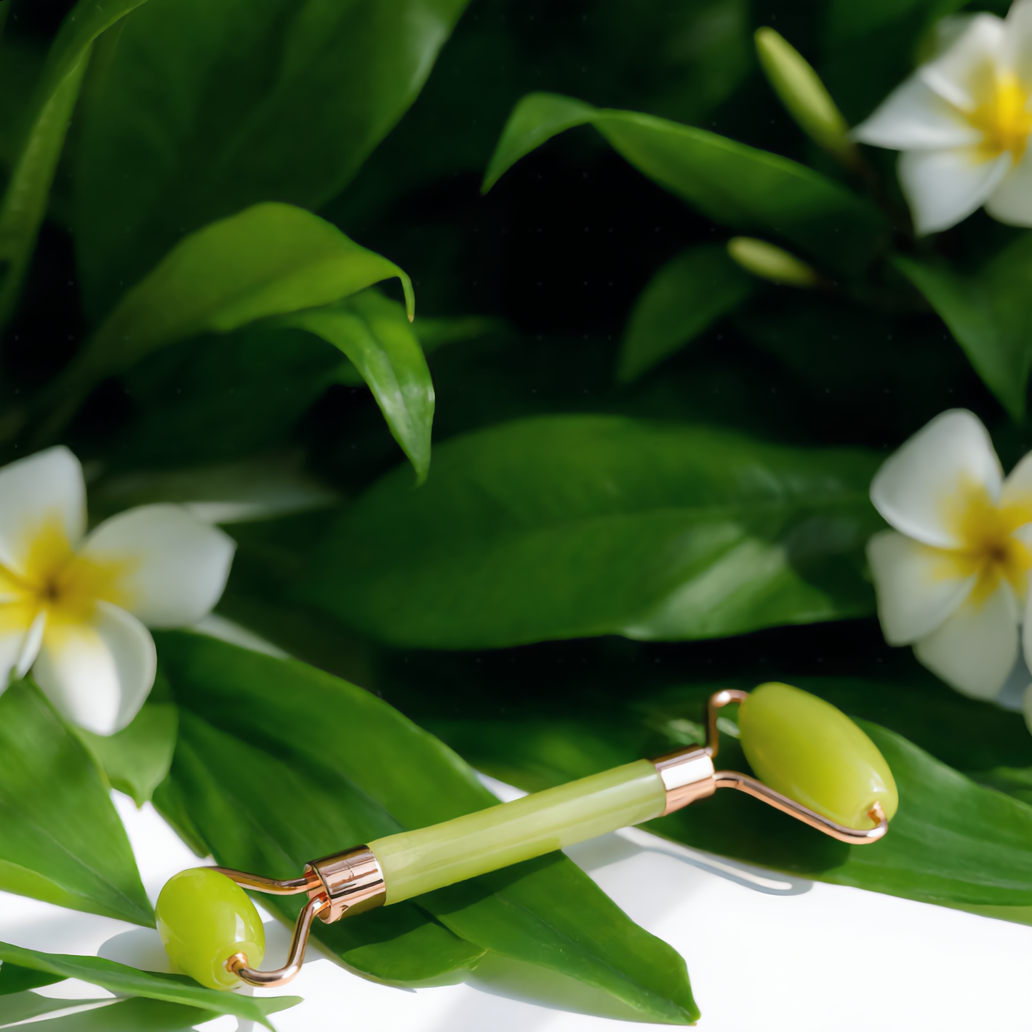 Green Jade Gua Sha & Roller Set – Face Sculpting