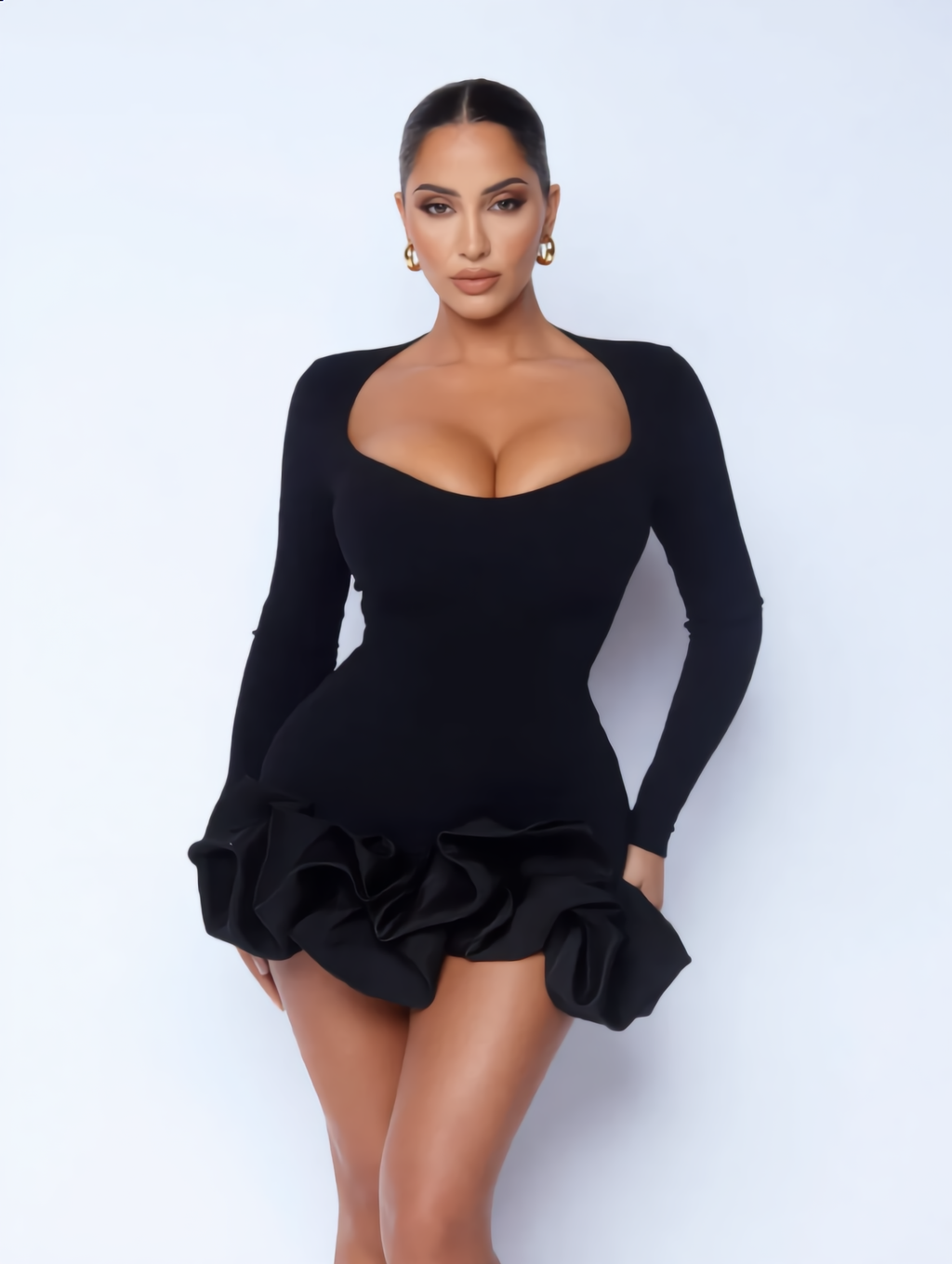 Robe Ballet Volantée Chic