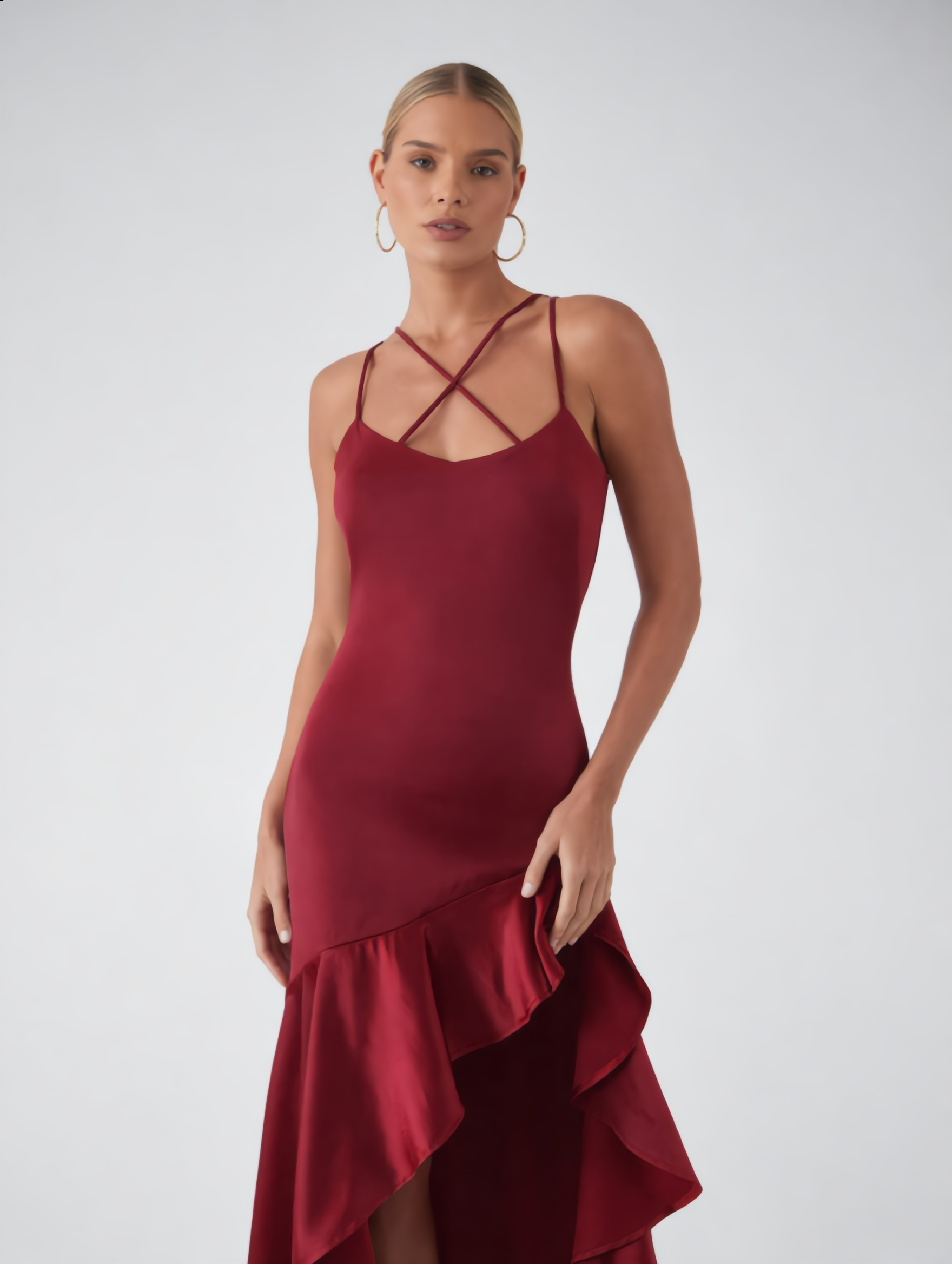 Robe Longue Fendue Chic