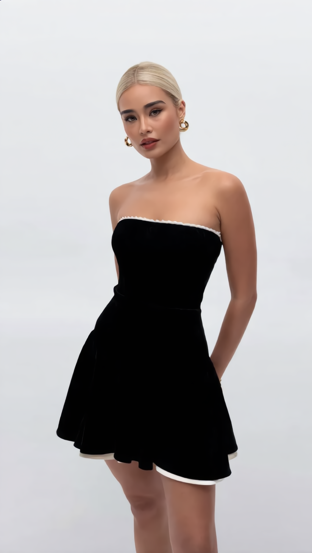 Robe Velours Noire