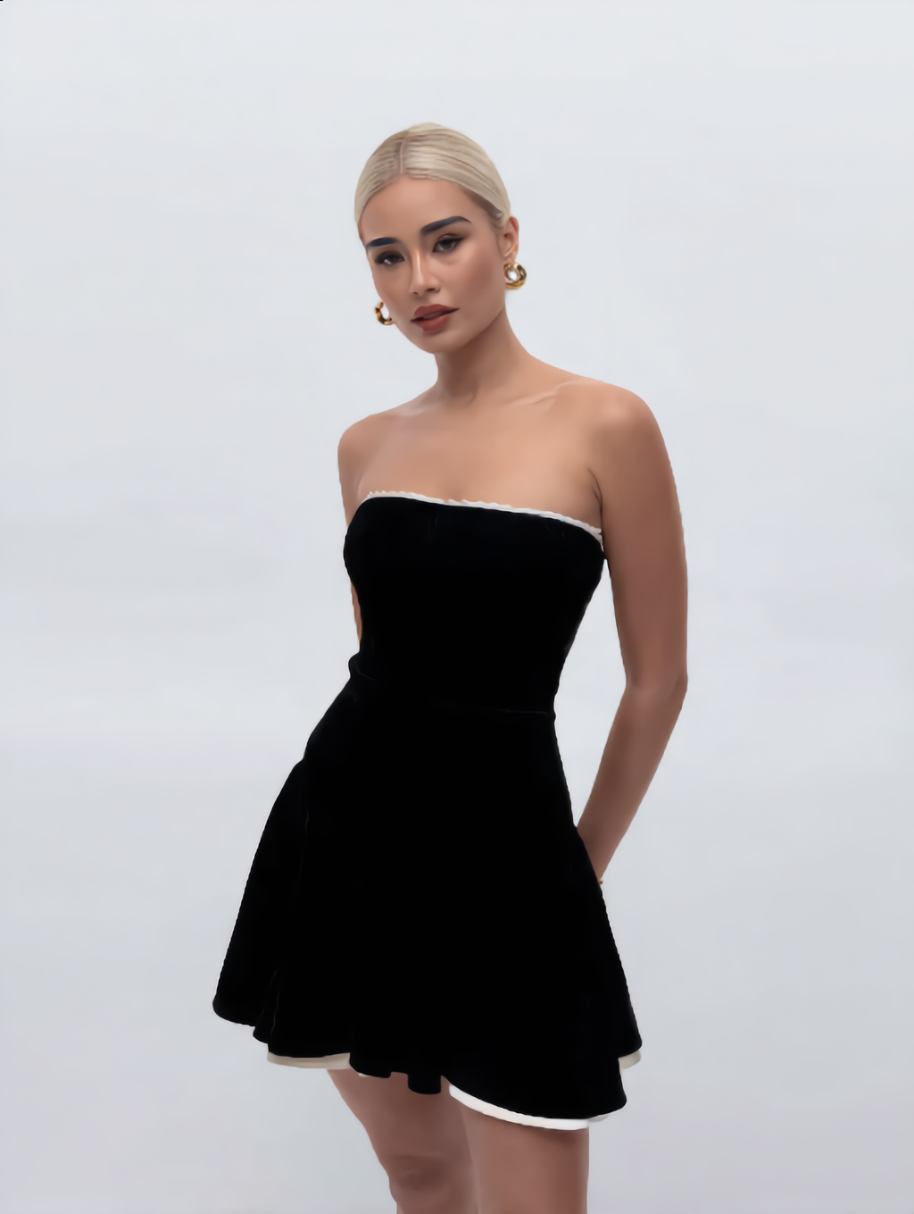 Robe Velours Noire